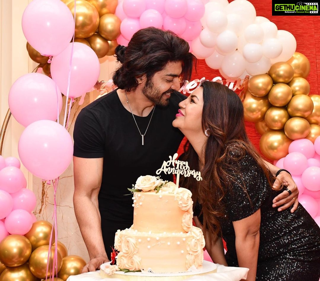Debina Bonnerjee Instagram - Happy another year of togetherness my love. Another beautiful year in our fairy tale love. To the “us” the root of whatever god has been kind to us and given. #miracles #♥ Colombo, Sri Lanka