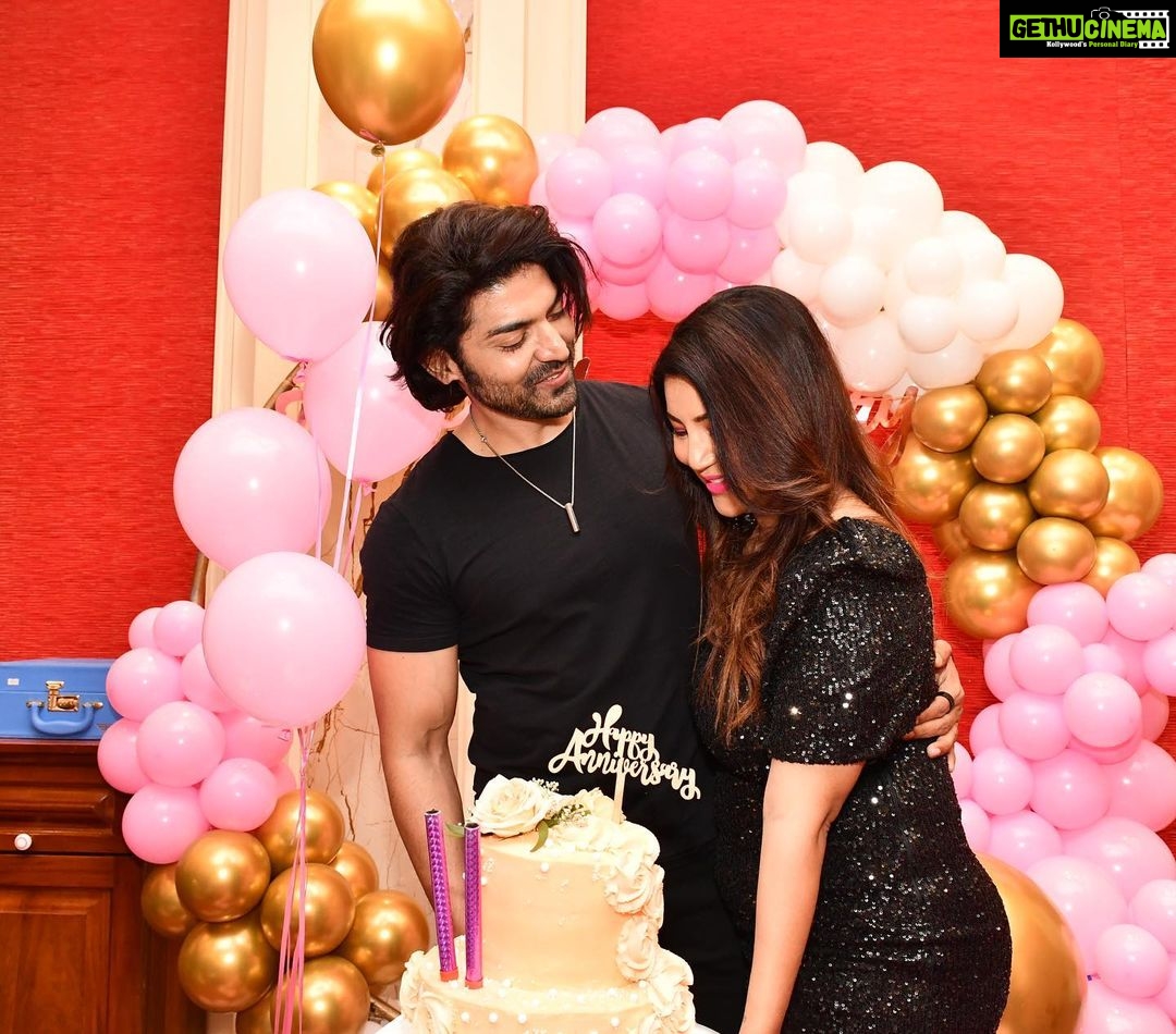 Debina Bonnerjee Instagram - Happy another year of togetherness my love. Another beautiful year in our fairy tale love. To the “us” the root of whatever god has been kind to us and given. #miracles #♥ Colombo, Sri Lanka