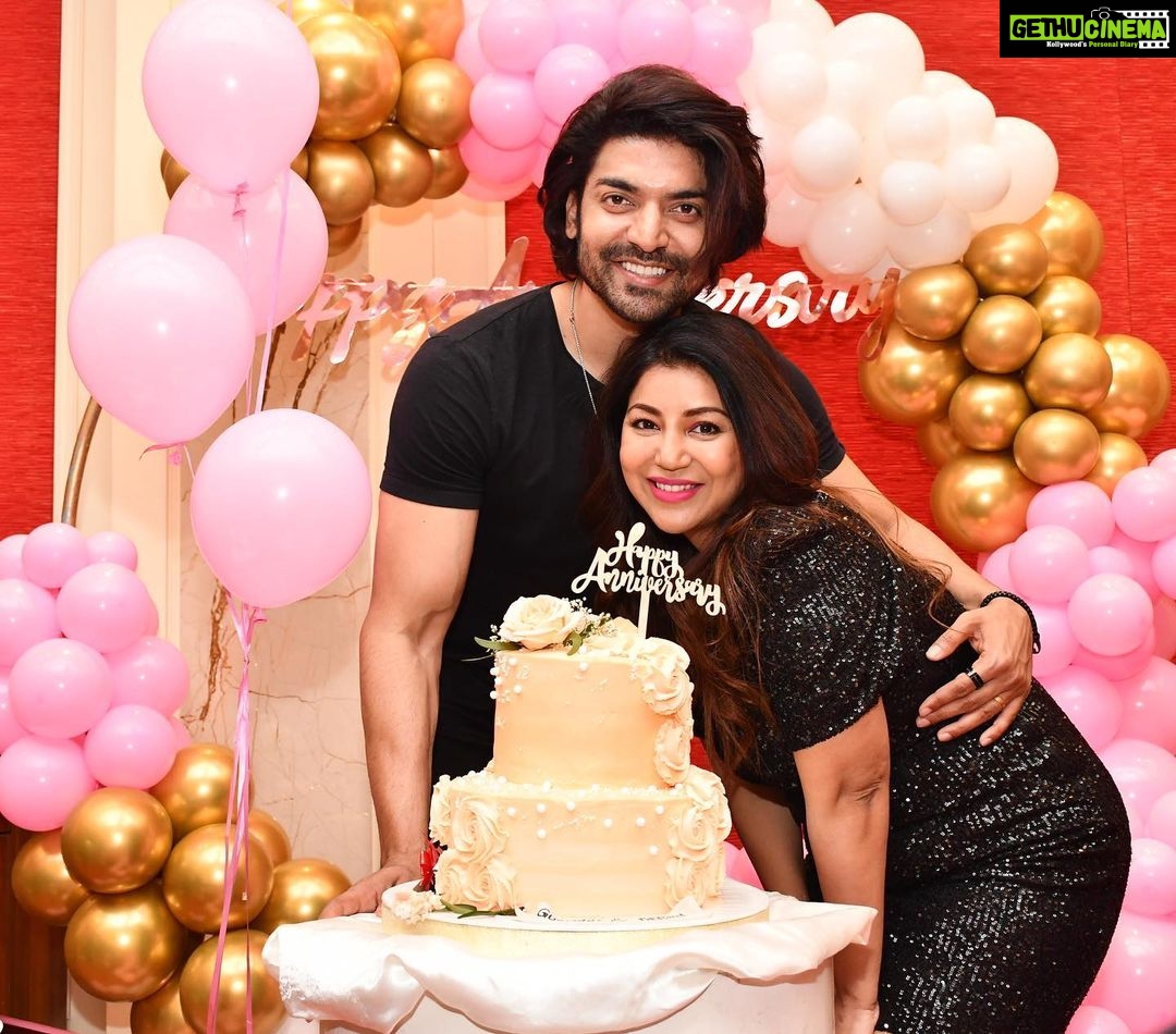 Debina Bonnerjee Instagram - Happy another year of togetherness my love. Another beautiful year in our fairy tale love. To the “us” the root of whatever god has been kind to us and given. #miracles #♥ Colombo, Sri Lanka