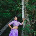 Deepthi Manne Instagram - Eyes wide and heart full 🌿 Designer: @mickeyfashions6 Photographer: @paulino_pictures Earrings: @jewelry_by_shruthi