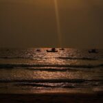 Deepthi Manne Instagram - I Like the idea of capturing time. It never stops ! #sunsetlife #lifeofaocean #goadiaries #candolimbeach #silhouette #beachandocean
