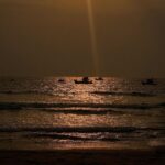 Deepthi Manne Instagram - I Like the idea of capturing time. It never stops ! #sunsetlife #lifeofaocean #goadiaries #candolimbeach #silhouette #beachandocean