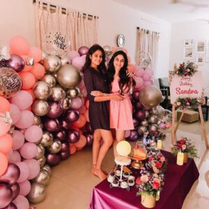 Deepthi Manne Instagram - Live life to the fullest @iamsandrajaichandran_official ❤️

Thank You @hyderabadievents we loved every detail of it ❤️