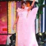 Deepthi Manne Instagram - Designed and styled by @srimedhasbotique • Outfit by @gofabricschandanagar