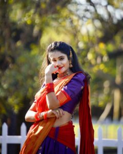 Deepthi Manne Instagram - Happy Bhogi #happysankranthi🌾🍚 

Designer: @mickeyfashions6 
Pc: @paulino_pictures
