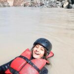 Deepthi Manne Instagram - Take a deep breathe…. And enjoy 🚣 Sangam Leh