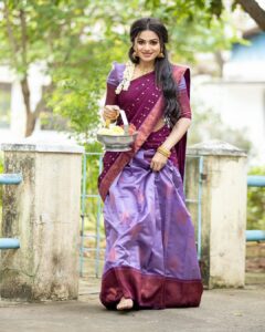 Delna Davis Instagram - Outfit @ivalinmabia 
.
Hairstylist @akila_hairstylist 
.
📸 @dhanush__photography 

#dhavani