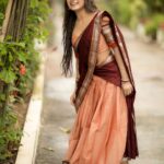 Delna Davis Instagram - Shy 🦋 but curious . . Outfit @ivalinmabia . 📸 @camerasenthil . Mua @jeevithamakeupartistry . Shoot organised by @rrajeshananda