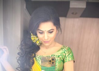 Delna Davis Instagram - Coming Soon @suntv Sun awards part -2 April 24 6:30 pm #skv2022 #sunawards #anbevaa . Mua @kalaiartistry . Hairstylist @red_makeover
