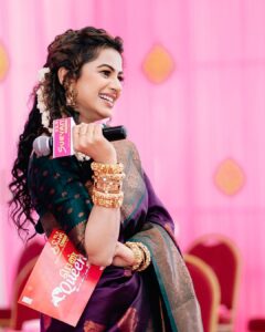 Delna Davis Instagram - Outfit @kaarigai.sarees 
.
Mua @makeoverbyjo 
.
Hairdo @jenifer_hair_stylist_official 
.
🎥 @mr.karthiik_ 
.
Ornaments @chennai_jazz