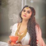 Delna Davis Instagram - A mesmerizing melange of beauty and grace done with perfection combined with handpicked  Tanzanite beads that are artfully blended and chiseled from Mahalaxmi Gold and Diamonds. . Outfit 👗 @suhanyalingamdesign . Mua @makeover_by_miga . Hairdo @saima_ads_hairstyling_artist . 🎥 @dhanush__photography . #delnadavis Exclusive Heritage Jewellery collections, Call us at +91 98841 69163 Please follow our account to get more updates. See the link in our bio above for the product page - @mahalaxmiadyar Walk into our store at: 97 & 99, LB Rd, next to Hotel Bharani, Thiruvanmiyur, Chennai, Tamil Nadu 600041 #dailywear #brides #love #finejewellery   #highjewelry #goldjewellery #jewellerylover #instagood #traditionaljewellery  #ootd #bridesofsouthindia  #bridalset #jewellerytrend  #wedmegood #bridaljewellery #chennai #jewellery #jewelry #fashion #gold  #jewellerydesign  #handmadejewelry #jewelrydesigner  #jewelryaddict  #bridal #jewelrydesign #jewellerylover #onlineshopping #design #bhfyp