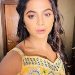 Delna Davis Instagram - Mua @kalaiartistry . Hairstylist @red_makeover . Outfit @saibhairavi_boutique