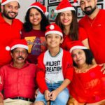 Dhanya Mary Varghese Instagram - Our Christmas Day snaps. It’s really a lovely day. We had that much fun and joy together.❤️❤️ #johnjacob #dhanyamaryvarghese #family #christmas