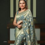 Dhanya Mary Varghese Instagram - Few more clicks😊 👗 @the.cottonmill MUA @divyas_makeover_ 📸@gladmantisphotography ##dhanyamaryvarghese #saree #sareefashion ##sareedraping #sareelove #elegance #banarasisaree #banarasi #makeupartist #actor #mallu #seetha#seethakalyanam #biggboss #biggboss4 #biggbosstop5 #biggbossmalayalam #model ##photooftheday #photography #wedding #weddingphotography