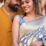 Dhanya Mary Varghese Instagram - ❤️❤️❤️ MUA: @divyas_makeover_ 🎥 @_raylightsphotography_ #johnjacob #dhanyamaryvarghese #actors #asianet #malayalamserials #malayalammovies #happymoments #lifewithjod #johnanddhanya #love
