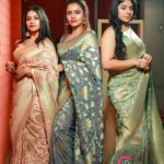 Dhanya Mary Varghese Instagram - The simplest way to look both modest and hot is wearing a saree. Thank you Krishna @the.cottonmill for this beautiful saree❤ Make up: @divyas_makeover_ 📸 :@gladmantisphotography 🎥 :@_raylightsphotography _ 👗 : @the.cottonmill #dhanyamaryvarghese #seetha #seethakalyanam #padathapainkili #actress #serials #movieactress #biggbossmalayalamseason4 #biggbosstop5 #photooftheday #photographers_of_india #weddingphotography #wedding #makeup #hairstyle