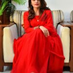 Dhanya Mary Varghese Instagram - The colour red❤ 👗@thanzscouture 📸@arvind_venugopal_ Hair style @reenuchandramukhi #dhanyamaryvarghese #reddress #red #actress#filmactress #biggbossmalayalam #biggbosstop5 #wonderful #costume #model#dancers #loveyourself