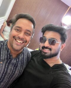 Dhanya Mary Varghese Instagram - That was a great moment. @jasofashions Inauguration. Was so happy to be part of the new venture, an initiative by our dear @jaz_oo chechi and Shibuchayan. Met that team after a long time.

#newbotique #cochin #likeafamily #johnjacob #dhanyamaryvarghese #actors #inauguration #jasofashions