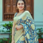 Dhanya Mary Varghese Instagram - Few more clicks😊 👗 @the.cottonmill MUA @divyas_makeover_ 📸@gladmantisphotography ##dhanyamaryvarghese #saree #sareefashion ##sareedraping #sareelove #elegance #banarasisaree #banarasi #makeupartist #actor #mallu #seetha#seethakalyanam #biggboss #biggboss4 #biggbosstop5 #biggbossmalayalam #model ##photooftheday #photography #wedding #weddingphotography