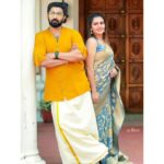 Dhanya Mary Varghese Instagram - Few more pics by @gladmantisphotography 😍😍 MUA and Styling (Dhanya) : @divyas_makeover_ 👗(Dhanya) : @the.cottonmill #johnjacob #dhanyamaryvarghese #lifewithjod #actorscouple #Asianet #latestphotoshoot #behappyalways