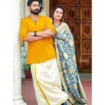 Dhanya Mary Varghese Instagram - Few more pics by @gladmantisphotography 😍😍 MUA and Styling (Dhanya) : @divyas_makeover_ 👗(Dhanya) : @the.cottonmill #johnjacob #dhanyamaryvarghese #lifewithjod #actorscouple #Asianet #latestphotoshoot #behappyalways
