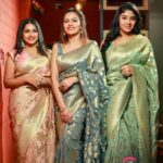 Dhanya Mary Varghese Instagram - The simplest way to look both modest and hot is wearing a saree. Thank you Krishna @the.cottonmill for this beautiful saree❤ Make up: @divyas_makeover_ 📸 :@gladmantisphotography 🎥 :@_raylightsphotography _ 👗 : @the.cottonmill #dhanyamaryvarghese #seetha #seethakalyanam #padathapainkili #actress #serials #movieactress #biggbossmalayalamseason4 #biggbosstop5 #photooftheday #photographers_of_india #weddingphotography #wedding #makeup #hairstyle