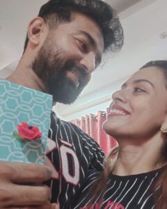 Dhanya Mary Varghese Instagram - Happy Birthday Hubby❤🎂 You are my best friend,  my all and you mean the world to me.I am so lucky to have you as my wonderful partner and husband. May god fulfill all your dreams.💝

Pc:@jayakrishnan_kichujk

#johnjacob #dhanyamaryvarghese #lifewithjod #birthday #birthdayboy #birthdaywishes #couple #couplegoals #couplelove #sharing #love #actorslife #actor #actresslife #malayalammovies #serials #asianet