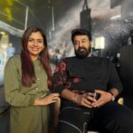 Dhanya Mary Varghese Instagram - A click with Lalettan at Amma show❤ Pc:@ramzan______mhmd #mohanlal #ammashow #dhanyamaryvarghese #malayalamcinema #actresslife #actors #legend #lalettan #lalettan😘 #lalettanfans #pranayammovie #biggbosstop5 #biggbossmalayalam