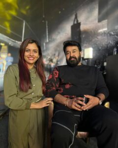 Dhanya Mary Varghese Instagram - A click with Lalettan at Amma show❤

Pc:@ramzan______mhmd

#mohanlal #ammashow #dhanyamaryvarghese #malayalamcinema #actresslife #actors #legend #lalettan #lalettan😘 #lalettanfans #pranayammovie #biggbosstop5 #biggbossmalayalam