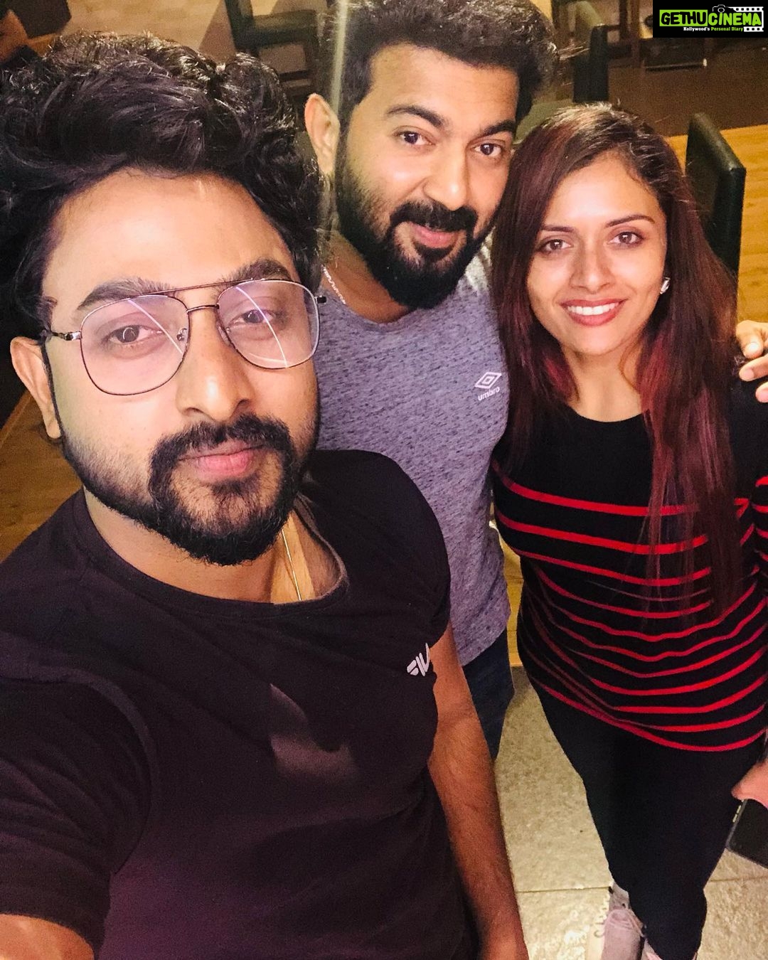 Dhanya Mary Varghese - 7.9K Likes - So we met after many days 😁❤️ @johnbeinglittlejohn @dhanya_maryvarghese it was all last night #dinnerparty
