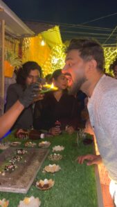 Dhanya Mary Varghese Instagram - 🔥Fire Beeda🔥was a nice experience 😍👌

In between @magician_aswin_vijay  Birthday celebration at @cafe_kadum_kappi_ 

Note: That Fire Beeda was absolutely tobacco free. 

#johnjacob #dhanyamaryvarghese #actors#actorscouple #lifewithjod #malayalammovies #malayalamserials #asianet #beeda #firebeeda #reeloftheday #newexperience