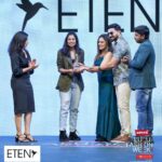 Dhanya Mary Varghese Instagram - Few more clicks from Levis Lulu Fashion Week 2023 #johnjacob #dhanyamaryvarghese #actors #actorscouple #lulufashionweek2023 #lulumalltrivandrum #fashion #eten #trends
