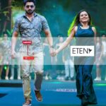 Dhanya Mary Varghese Instagram - Few more clicks from Levis Lulu Fashion Week 2023 #johnjacob #dhanyamaryvarghese #actors #actorscouple #lulufashionweek2023 #lulumalltrivandrum #fashion #eten #trends