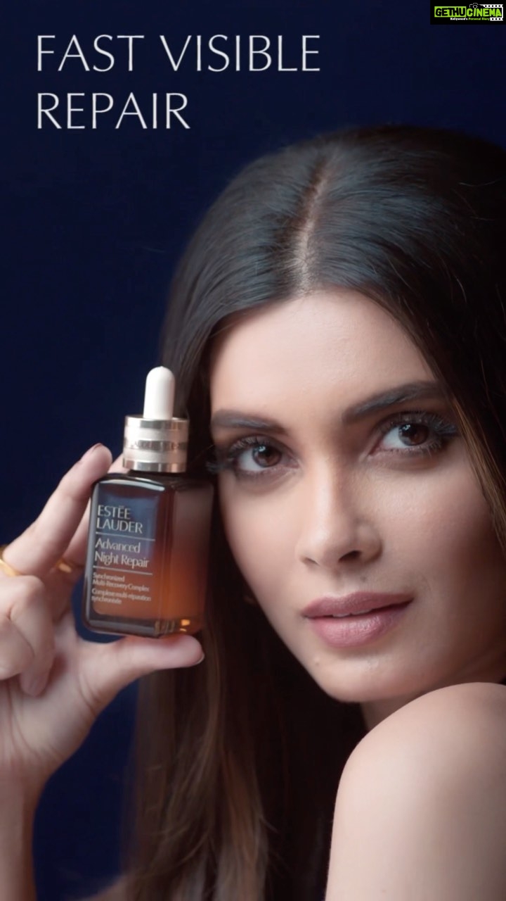 Diana Penty Instagram - Here are a few more reasons to love the #AdvancedNightRepair Serum. ✨ Fast visible repair ✨72H hydration with hyaluronic acid ✨Skin feels firmer and looks more radiant ✨#AdvancedNightRepair Serum is tested and proven on Indian Skin. Celebrate healthy and hydrated skin with the best of #skincare from #EsteeLauder Featuring #EsteeMode @dianapenty