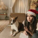 Diana Penty Instagram - As if Victoria was going to miss out on all the fun! She had her list for Santa ready and needless to say, she got everything she wanted…and more 😬🎄🎁🎅