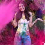 Diana Penty Instagram - Hope you have the brightest day! 💖 #HappyHoli