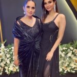 Diana Penty Instagram - My dearest San @mirzasaniar, I’m not sure you know, but I have been your fan way before we became friends (how strange that we’ve NEVER discussed tennis together 🙄) May you continue to inspire young men and women across the country, as you have over the last so many years. And while I’m sad that it’s time for the curtains to close on what has been a spectacular career, I’m so excited for this new chapter in your life that is waiting to unfold…can’t wait to see where it takes you! Love, love and lots more love ❤️❤️❤️ - Diana #GameSetCelebrate