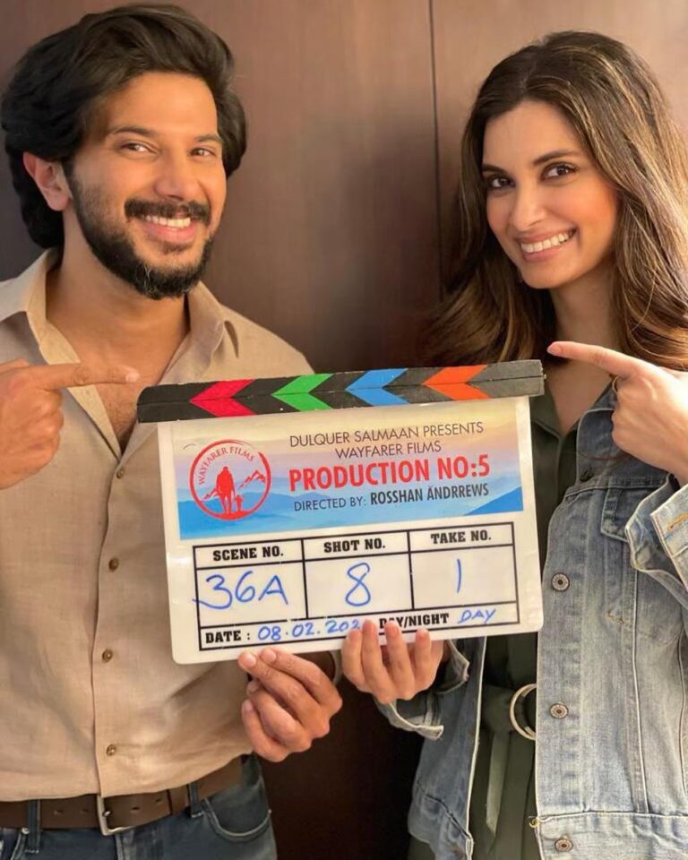 Diana Penty Instagram - Cheers to new beginnings! 🥂 Super excited to join @dqsalmaan, @rosshanandrrews and the whole crew on this new journey - my first Malayalam film! Looking forward to the ride 🎬☺️