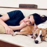 Diana Penty Instagram - If you’re thinking of stealing that piece of chocolate, think again... #TailsOfVickyAndD on duty 😎