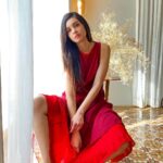 Diana Penty Instagram - REDy to do nothing ♥️ #FridayMood