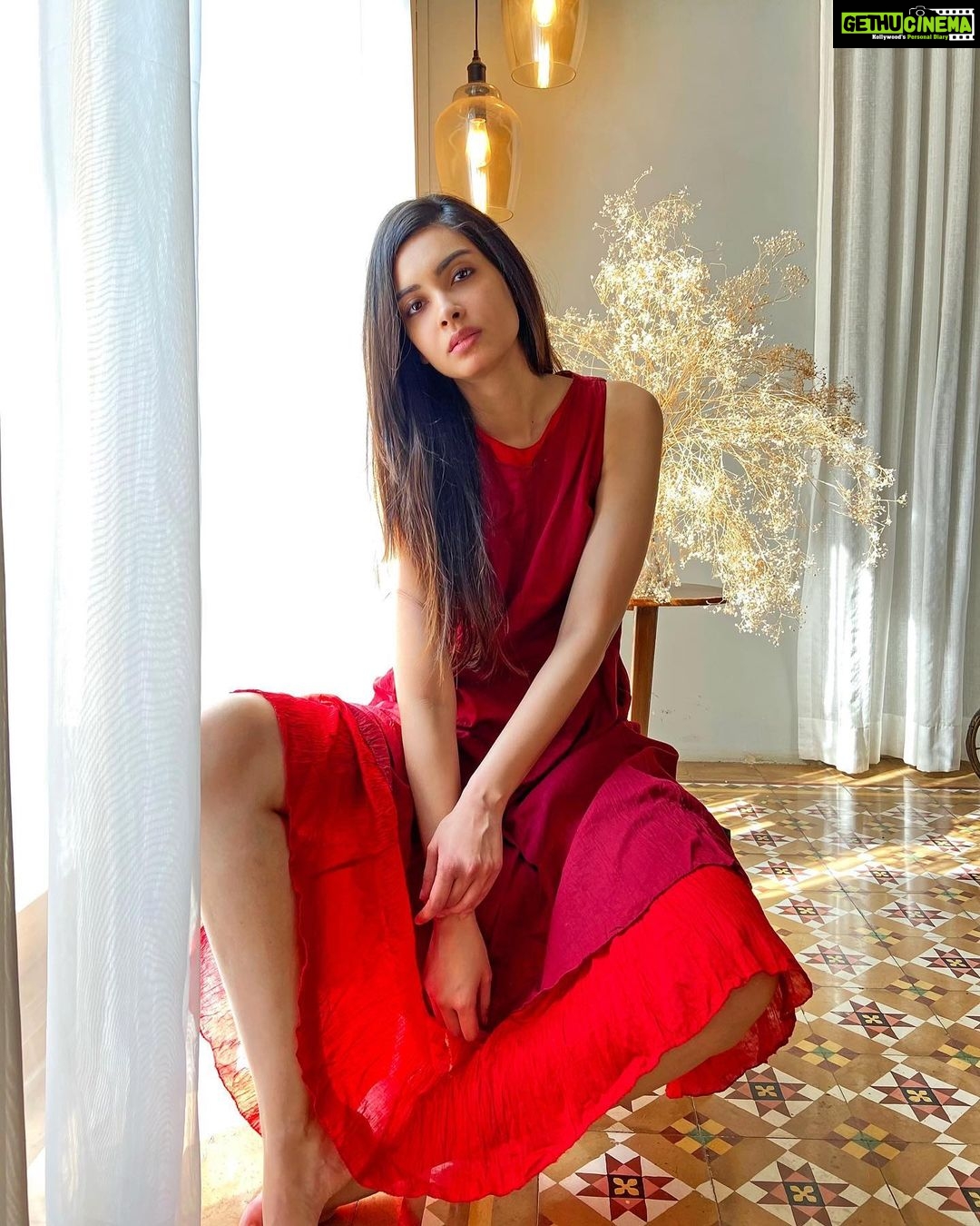 Diana Penty Instagram - REDy to do nothing ♥️ #FridayMood