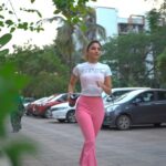 Donal Bisht Instagram - Why only JOG ! When you can _ _ _ _ !!!! Joining the global movement done by more than 2 Million people in 100+ counties. Can you guess .. my next move..? #StayTuned #SupportingACause #FitnessWithPurpose #OneForChange #SustainablityMatters #ad #collaboration . . . . . . . . . @cava_athleisure @viralmantra Styled by @Akansha.27 @tiara_gal