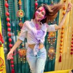 Donal Bisht Instagram - Holi fun celebration always with family ❤️😃🎉🎨 #holi #family #love Delhi, India
