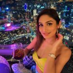 Donal Bisht Instagram - On the Top of the World ❤️ @atmospheredubai . . . . . . . . . . . . . . . . . . . . . . @mohammadrihab_ Outfit - @labelshivaninirupam Styled by - @ootb_outofthebox_ Accessories: @tiara_gal @akansha.27 . . . . . . . . . #hot #explore #morning #goodmorning #donalbisht #view #instagood #instamood #aboutlastnight #goodvibes #happy #happymood #pictureoftheday #best #beautiful #dress #love #instadaily #instagram #instamood #instalike #blessed #actor #actress #actorslife #reel #green #photoshoot #glow #outfit #glam At.mosphere Lounge 123rd Floor, Burj Khalifa Dubai