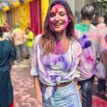 Donal Bisht Instagram - Holi fun celebration always with family ❤️😃🎉🎨 #holi #family #love Delhi, India
