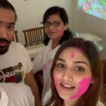 Donal Bisht Instagram - Holi fun celebration always with family ❤️😃🎉🎨 #holi #family #love Delhi, India