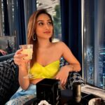 Donal Bisht Instagram - On the Top of the World ❤️ @atmospheredubai . . . . . . . . . . . . . . . . . . . . . . @mohammadrihab_ Outfit - @labelshivaninirupam Styled by - @ootb_outofthebox_ Accessories: @tiara_gal @akansha.27 . . . . . . . . . #hot #explore #morning #goodmorning #donalbisht #view #instagood #instamood #aboutlastnight #goodvibes #happy #happymood #pictureoftheday #best #beautiful #dress #love #instadaily #instagram #instamood #instalike #blessed #actor #actress #actorslife #reel #green #photoshoot #glow #outfit #glam At.mosphere Lounge 123rd Floor, Burj Khalifa Dubai