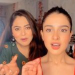 Falaq Naaz Instagram - Beda gark 😜😜 @_tunisha.sharma_ . . . #reelitfeelit #falaqnaaz #comedy #trendingreels #tunisha #viralreels #explorepage #foryou #originalaudio #memes
