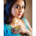 Falaq Naaz Instagram - 🦋💙 . . . Mua-: @makeupartistshifa Jewellery-: @the_jewel_gallery Shot by-: @prithvi_singh_photography_ . . . #instapost #instacollab #outfits #picoftheday #fashion #actress #styling #blogger #influencer #actress #collaboration #trending #explore #indian #explorepage #falaqnaaz #dailypost #picoftheday #lookoftheday #dress #clothing #brand #vocalforlocal