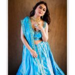 Falaq Naaz Instagram - Phase by phase,she becomes the moon of her sky✨🧿💙🦋 . . Outfit-: @falsheb Mua-: @makeupartistshifa 💎💍-: @the_jewel_gallery 📸-: @prithvi_singh_photography_ . . . #instapost #instacollab #outfits #picoftheday #fashion #actress #styling #blogger #influencer #actress #collaboration #trending #explore #indian #explorepage #falaqnaaz #dailypost #picoftheday #lookoftheday #festivewear #festivevibes